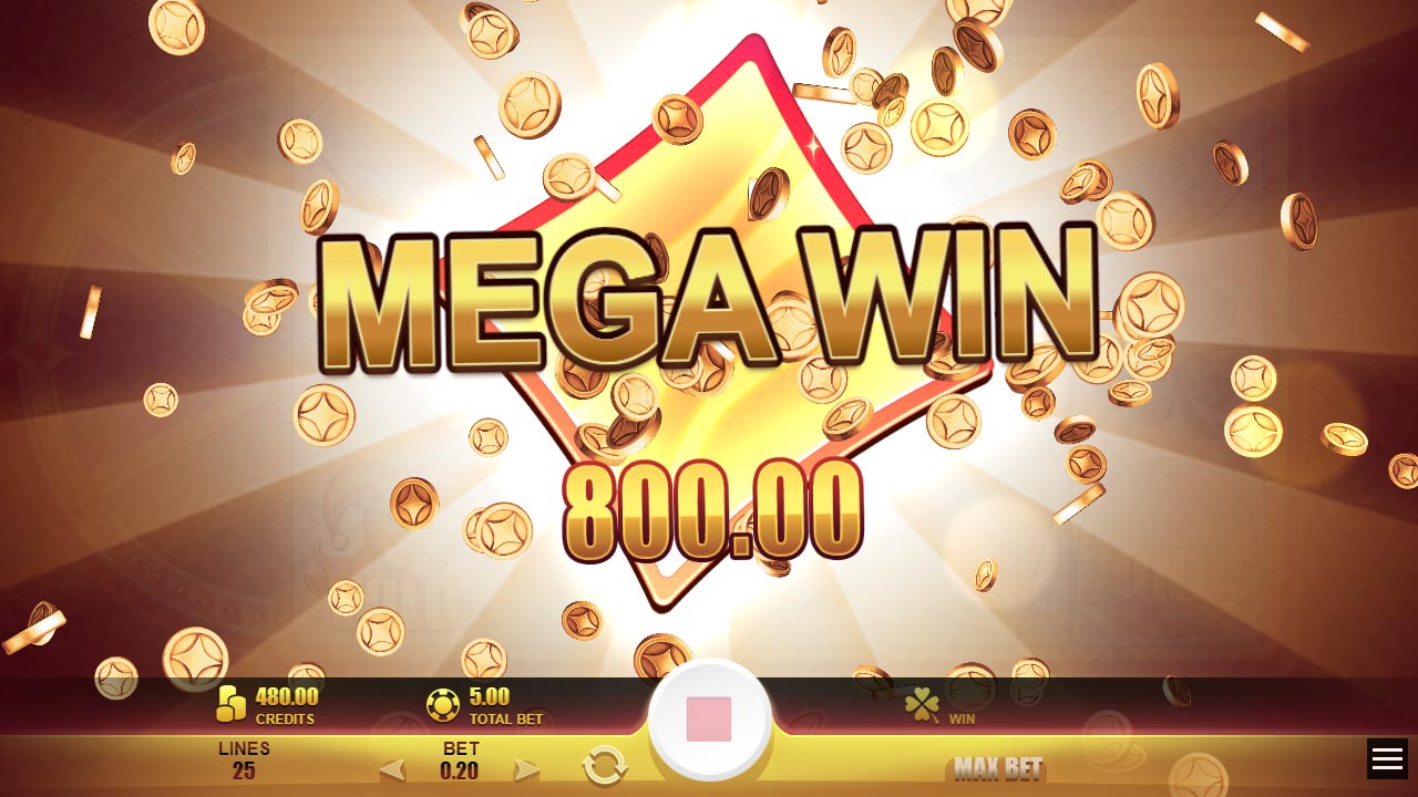 JESTER WHEEL™ video slot Mega win screenshot