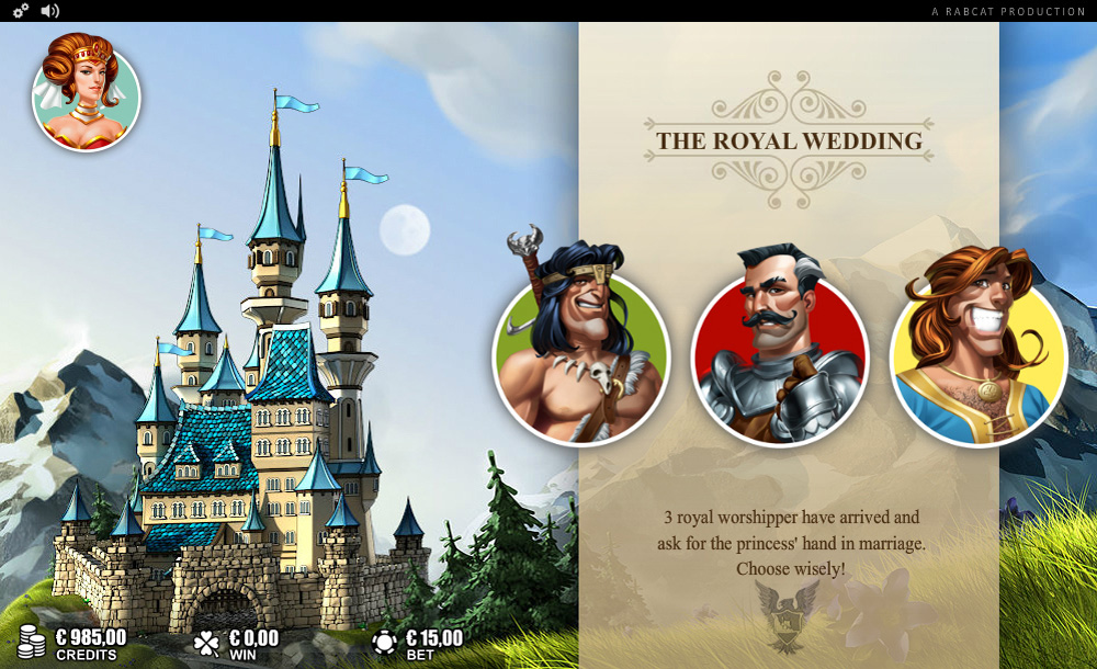 Castle Builder™ video slot base marriage bonus game screenshot