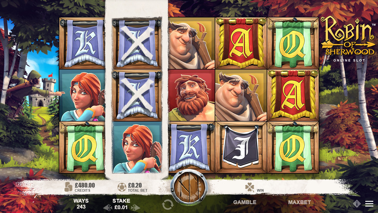 ROBIN OF SHERWOOD Online Slot™ video slot Royal Turning Feature screenshot